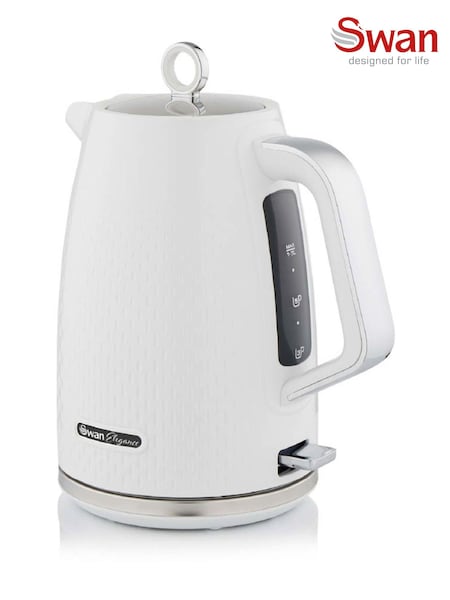 Swan White Elegance Jug Kettle (AU6531) | £35