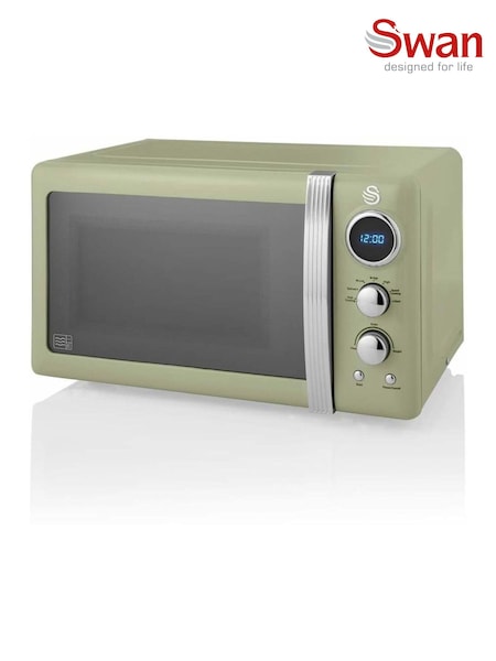 Swan Green 800W Digital Microwave (AU6537) | £100