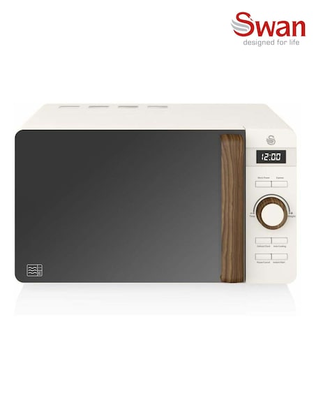 Swan White 20L Nordic Digital Microwave (AU6551) | £120