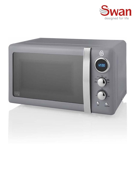 Swan Grey 800W Digital Microwave (AU6555) | £100