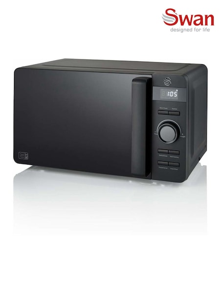 Swan Black Microwave (AU6565) | £120