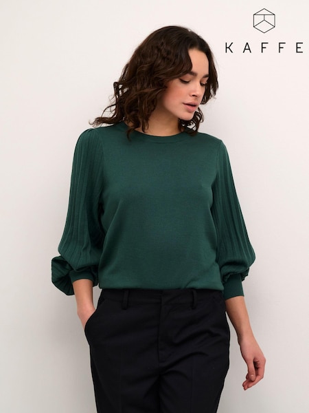 Kaffe Kalone Knit Pullover Jumper With Bishop Sleeves (AU6683) | £55