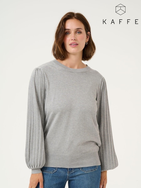 Kaffe Kalone Knit Pullover Jumper With Bishop Sleeves (AU6703) | £55