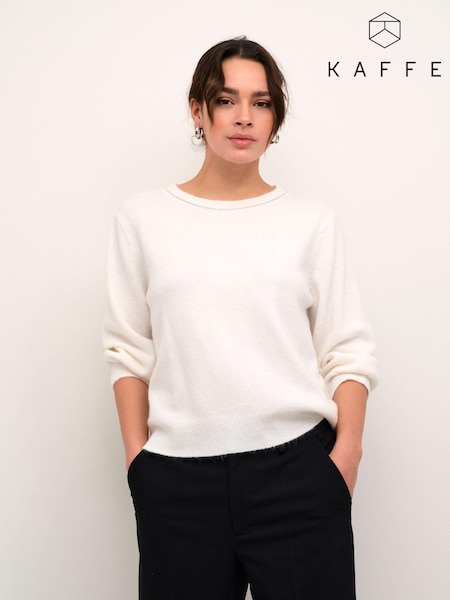 Kaffe Kameridith 3/4 Sleeves Beaded Pullover Jumper (AU6738) | £50