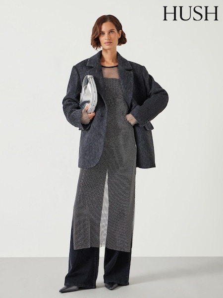 Hush Black Una Sparkle Maxi Dress (AU7170) | £120