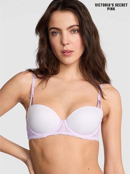 Victoria's Secret PINK Purple Whisper Push Up Balcony Bra (AU7390) | £35