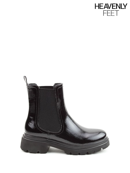 Heavenly Feet Zeta Ankle Black Boots (AU7434) | £60