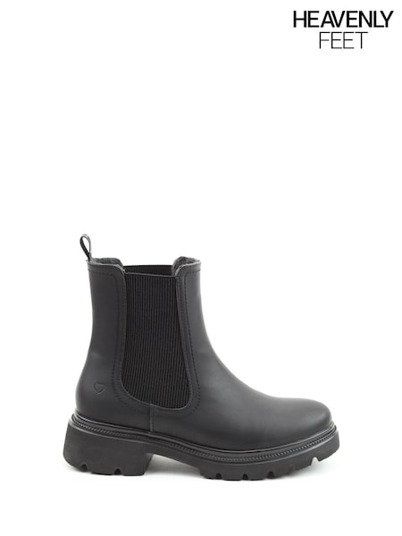 Heavenly Feet Zeta Ankle Black Boots (AU7436) | £60