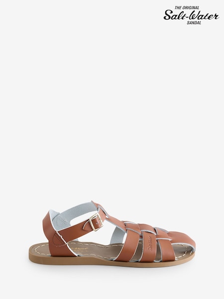 Salt-Water Sandals Tan Brown Saltwater Original Shark Sandals (AU7465) | £80