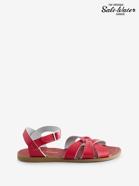 Salt-Water Sandals Red Saltwater The Original Flat Strappy Sandals (AU7467) | £75