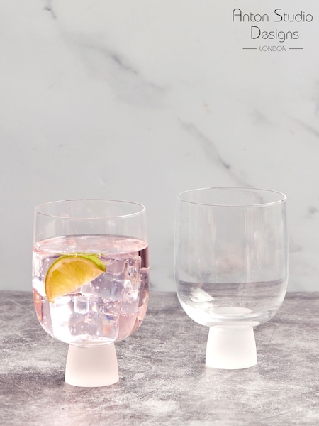 Anton Studio Designs Frost Set of 2 Oslo DOF Glasses Tumblers (AU7500) | £26