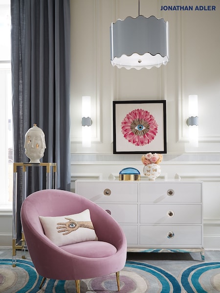 Jonathan Adler Blue Ripple Sconce (AU7579) | £195
