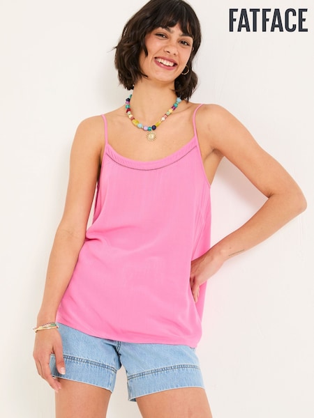 FatFace Sisley Mid Pink Cami (AU7640) | £29.50