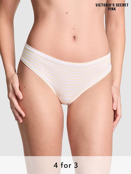 Victoria's Secret PINK Mellow Yellow Cheeky Cotton Knickers (AU7830) | £9