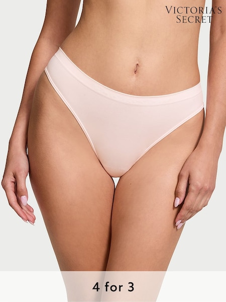 Victoria's Secret Purest Pink Thong Knickers (AU7832) | £9