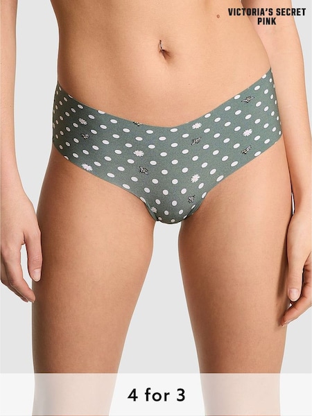 Victoria's Secret PINK Faded Sage Green Cheeky Knickers (AU7847) | £9