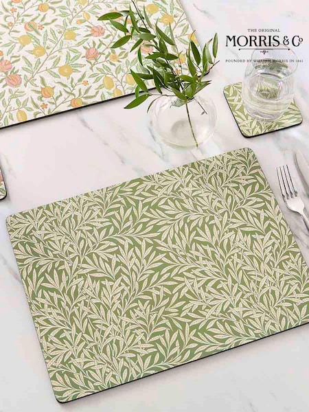 Morris & Co. Set of 4 Multi Simply Mixed Large Placemats (AU7868) | £36