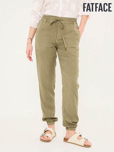 FatFace Lyme Khaki Green Cuffed Joggers (AU7888) | £49.50