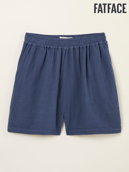 FatFace Dani Blue Doubles 100% Cotton Shorts (AU8131) | £35