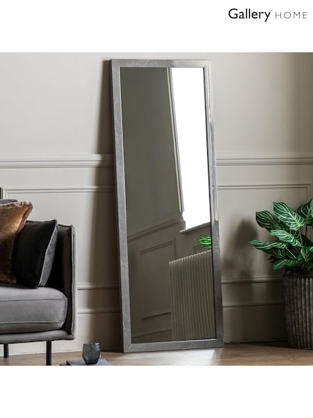 Gallery Home Grey Wesson Tall Marbled Mirror (AU8477) | £235