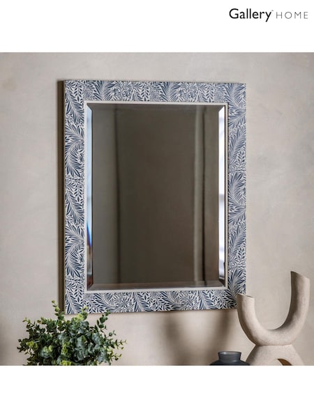 Gallery Home Blue Anders Mirror 1 (AU8491) | £125