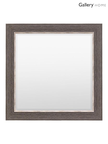 Gallery Home Silver Caspian Square Mirror (AU8493) | £215