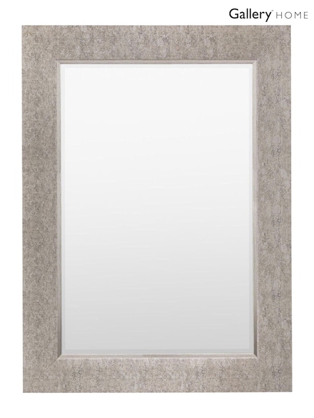 Gallery Home Silver Darwin Rectangle Mirror (AU8511) | £235