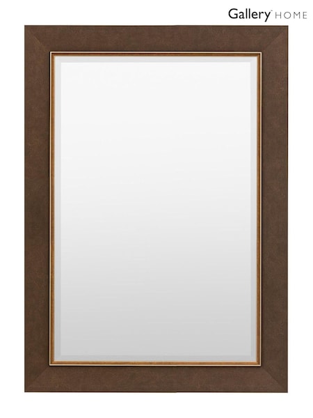 Gallery Home Bronze Caspian Wall Mirror (AU8520) | £215
