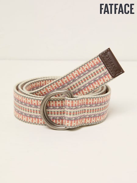 FatFace Pink Webbing Belt (AU8684) | £18