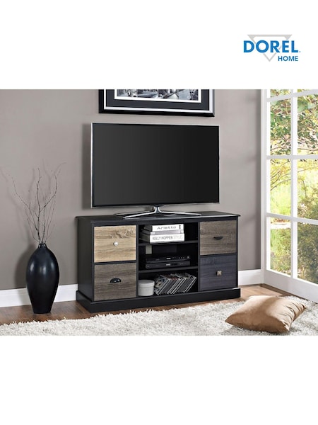 Dorel Home Black Mercer TV Unit Up to 50 Inch (AU8767) | £185