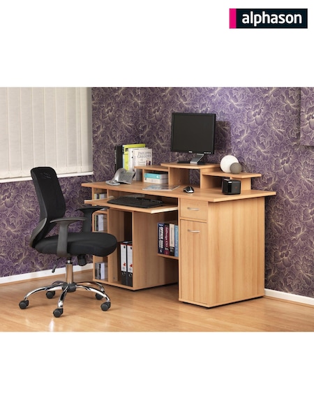 Alphason Black Mesh Back Office Chair (AU8770) | £140