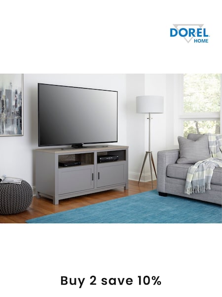 Dorel Home Grey Carver TV Unit, up to 60 inch (AU8772) | £330