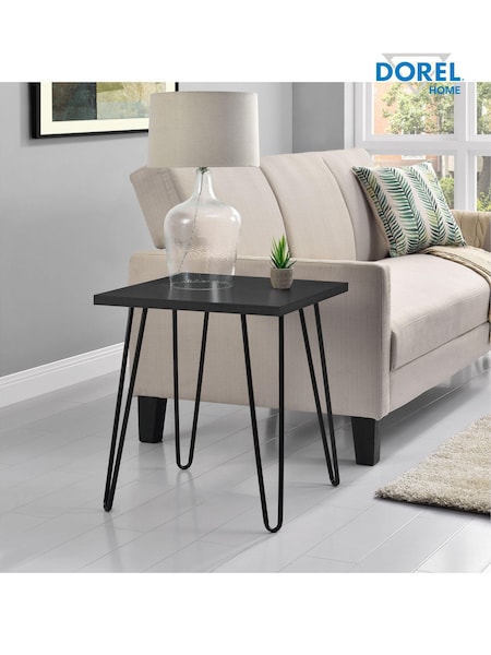 Dorel Home Black Oak Owen Retro Side Table (AU8792) | £65