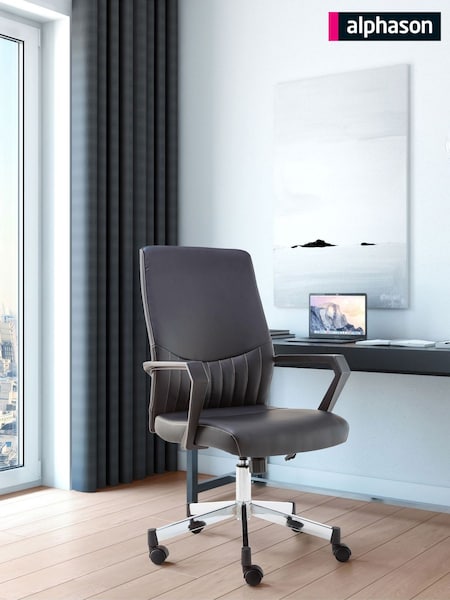 Alphason Black Brooklyn Office Chair (AU8800) | £145