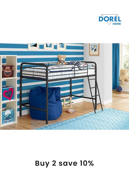 Dorel Home Black Midsleeper Bunk Bed (AU8803) | £265