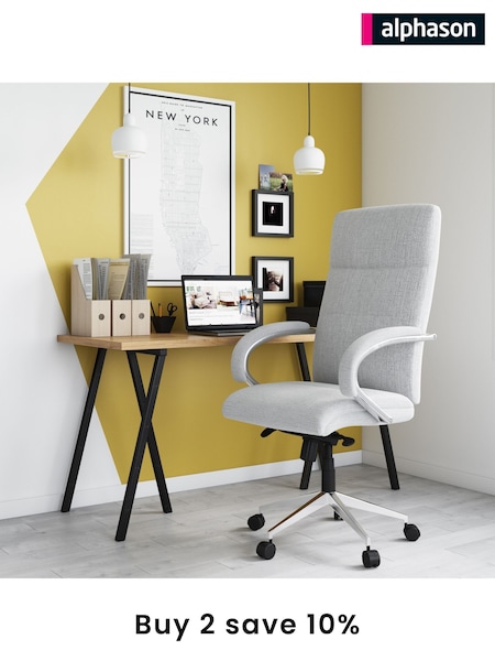 Alphason Grey Bedford Office Chair (AU8805) | £320
