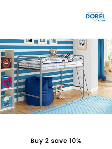 Dorel Home Silvergrey Midsleeper Bunk Bed (AU8809) | £265