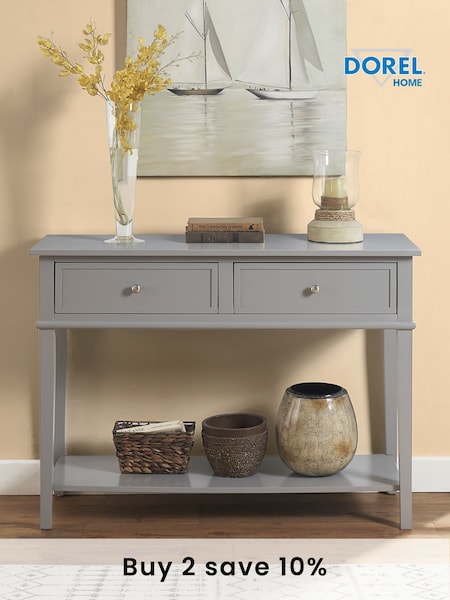 Dorel Home Grey Franklin Console Table (AU8810) | £245