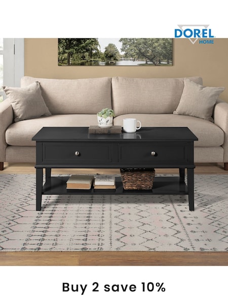 Dorel Home Black Franklin Coffee Table (AU8813) | £210