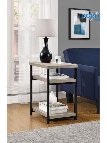 Dorel Home Grey Oak Elmwood Side Table (AU8821) | £75