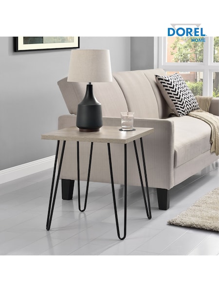 Dorel Home Rustic Oak Owen Retro Side Table (AU8839) | £65
