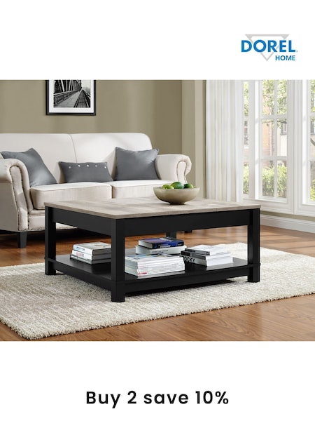 Dorel Home Black Carver Coffee Table (AU8849) | £165