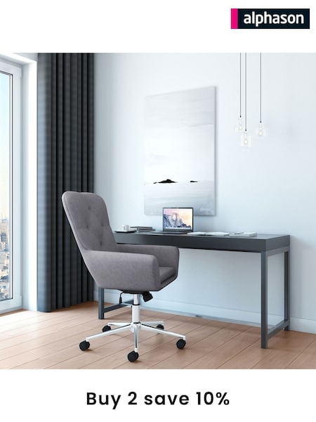 Alphason Grey Benjamin Office Chair (AU8858) | £260
