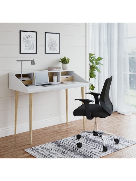 Alphason White Oak Yeovil Office Desk (AU8861) | £290