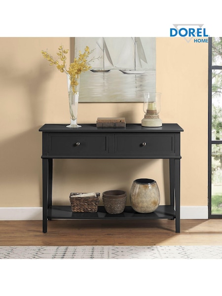 Dorel Home Black Franklin Console Table (AU8868) | £245
