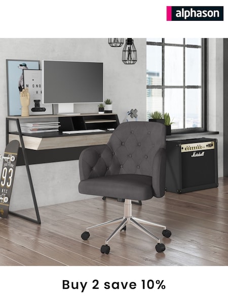 Alphason Grey Washington Office Chair (AU8874) | £215