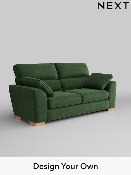 Luxe Chenille/Dark Green Stamford Highback (AU9126) | £1,425
