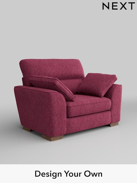 Cotswold Chenille/Dark Raspberry Pink Stamford Highback (AU9134) | £899
