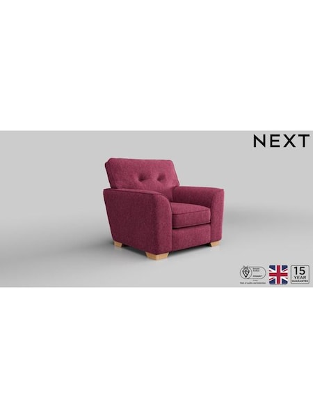 Cotswold Chenille/Dark Raspberry Pink Stamford Buttoned Back (AU9135) | £799
