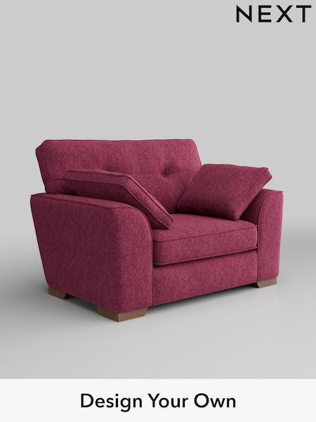 Cotswold Chenille/Dark Raspberry Pink Stamford Buttoned Back (AU9135) | £899